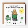 Customisable First Day Of School Card For Girls, thumbnail 2 of 10