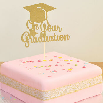 Graduation Celebration Luxury Cake Topper, 2 of 3