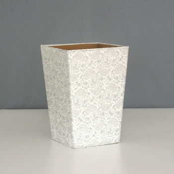 Recycled Paisley Waste Paper Bin, 8 of 8
