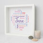 Personalised Word Art Christmas Gift For Her, thumbnail 1 of 5