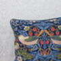 Blue Strawberry Thief William Morris 18' Cushion Cover, thumbnail 3 of 6
