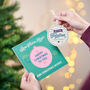 Personalised Pop Out Couples Bauble Christmas Card, thumbnail 1 of 4