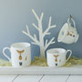Mr Fox Personalised Hand Decorated China Mugs And Cups, thumbnail 1 of 4