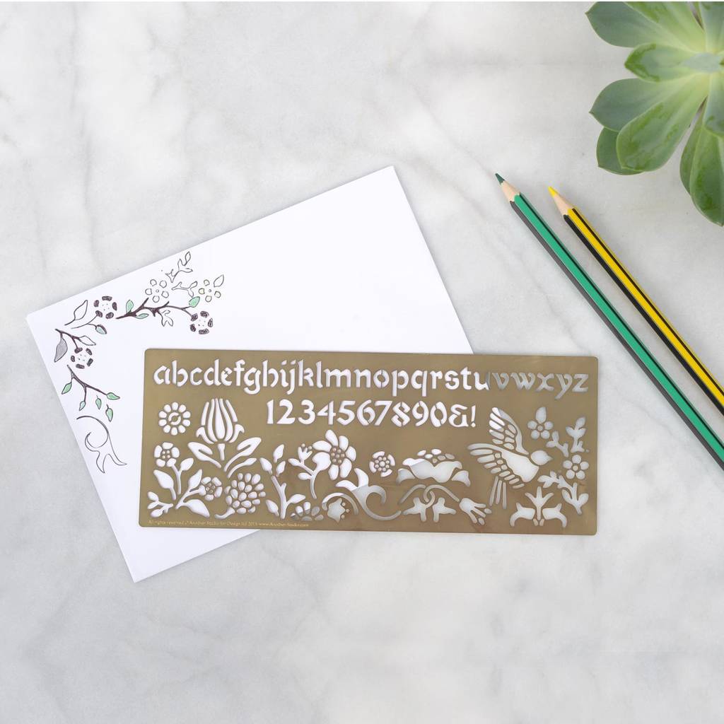 Stencils Arts And Crafts, Deco, Nouveau And Bauhaus By Another Studio