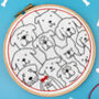 Dogs Embroidery Kit, thumbnail 2 of 6