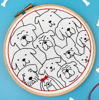 Dogs Embroidery Kit, 2 of 6