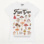 Fun Guys Women's Mushroom Guide T Shirt, thumbnail 5 of 5