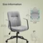 Swivel Office Chair Ergonomic Curved Backrest Cushion, thumbnail 11 of 12