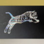 A4 Jumping Tiger Holographic Poster, thumbnail 1 of 2