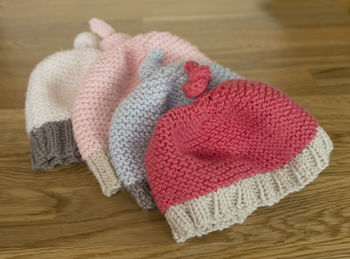 Baby Merino Hat Beginner Knitting Kit, 6 of 6