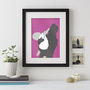 Child Silhouette Personalised Print, thumbnail 6 of 7