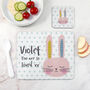 Personalised Kid's Bunny Rabbit Placemat Set, thumbnail 9 of 11