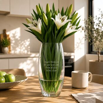 Personalised Flower Vase Corporate Gift, 7 of 11