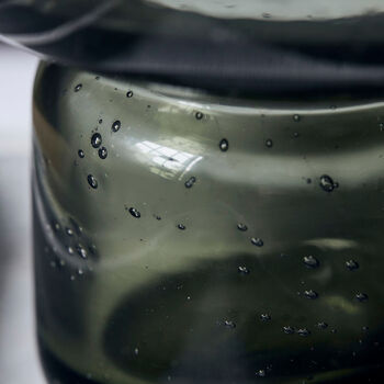 Farida Green Glass Vase, 2 of 5
