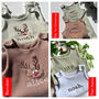 Xmas Personalised Baby Dungarees Romper | Embroidered, thumbnail 5 of 7