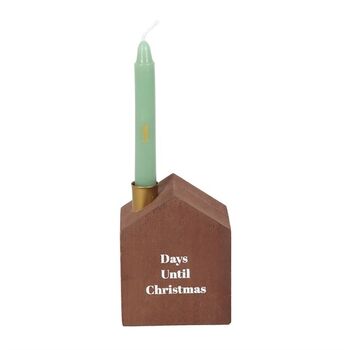 Set Of 24 Mini Advent Candles With Holder, 4 of 4