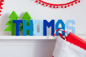 Bright Lego Compatible Personalised Letters, 3 of 9