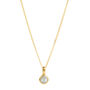 June Birthstone Pearl Silver/Gold Charm Necklace, thumbnail 6 of 12