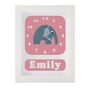Personalised Childrens Elephant Clock, thumbnail 8 of 10