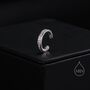 Sterling Silver Cz Ear Cuff, thumbnail 1 of 12