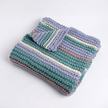 Avebury Blanket Beginner Knitting Kit, 5 of 8