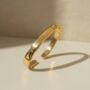Molten Cuff 18k Gold Plated Bracelet, thumbnail 1 of 3