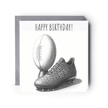 Happy Birthday Football Card, 2 of 5