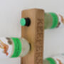 Wooden Wall Mounted Engraved Wine Rack, thumbnail 2 of 9