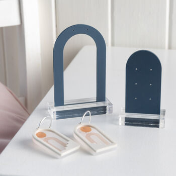 Arched Mini Earring Holder Display Stand Set Of Two, 2 of 5