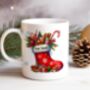 Personalised Christmas Stocking Gift Mug B, thumbnail 1 of 2