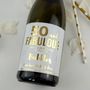 Personalised 50 And Fabulous Prosecco Label, thumbnail 1 of 3