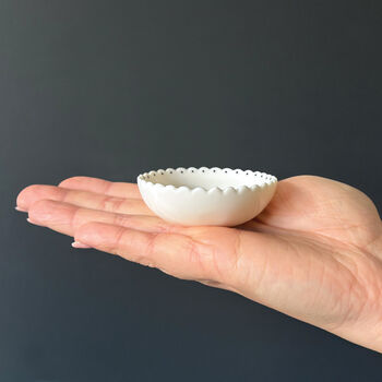 East Of India Small Scallop Bowl Lovel Mum, 3 of 4