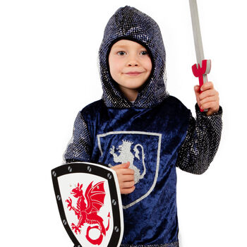 Children's Crusader Knight Dress Up Costume, 4 of 5