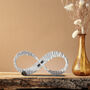 10th Anniversary Gift Aluminum Infinity Sculpture, thumbnail 1 of 11