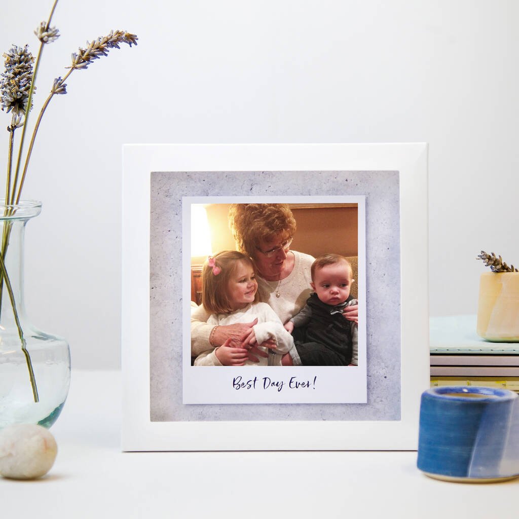 Personalised Grandparents Picture Frame Photo Calendar By Quirky