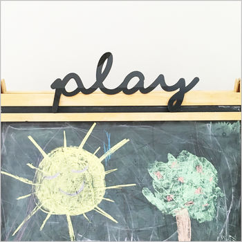 'Play' Acrylic Sign, 4 of 5