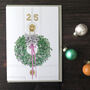 Christmas Wreath 25 Card, thumbnail 2 of 2