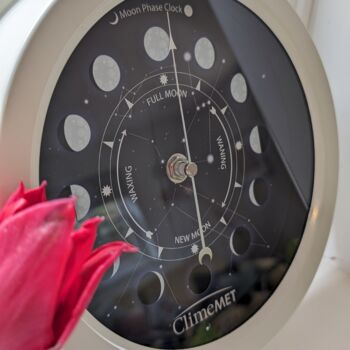 Customisable Constellations Moon Phase Clock, 6 of 8