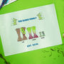 Personalised Hero Family Welly Boot Chopping Board, thumbnail 5 of 5