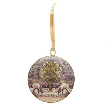 'Two Stags Under Tree' Christmas Tree Decoration, 2 of 6
