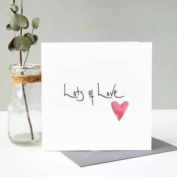 Lots Of Love Cute Valentine's Card, 4 of 6
