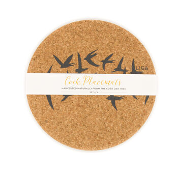 Cork Placemats And Coasters | Swallows, 10 of 12