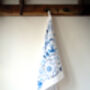 Delft Blue Tea Towel 100% Cotton Woodland, thumbnail 2 of 9