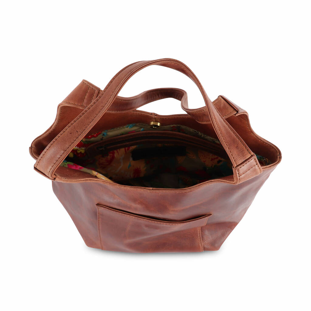 Leather Shoulder Bag With Slip Pocket By The Leather Store | www.bagssaleusa.com