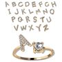 Adjustable Initial Ring Letters A Z, thumbnail 1 of 5