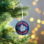 'Strong Women Empower Strong Women' Christmas Bauble, thumbnail 2 of 5