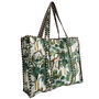 Leopard Print Large Quilted Cotton Tote Bag In White, thumbnail 7 of 8