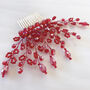Vibrant Red Hair Comb, thumbnail 4 of 6