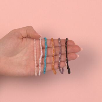 Short Haired Yorkshire Terrier Crystal Bracelet Personalised, 2 of 7