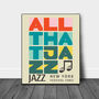 Jazz Art Print, thumbnail 3 of 3